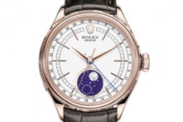 Đồng hồ Rolex Cellini Geneve dây da Moonphase 50535