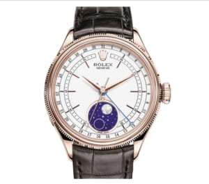 Đồng hồ Rolex Cellini Geneve dây da Moonphase 50535